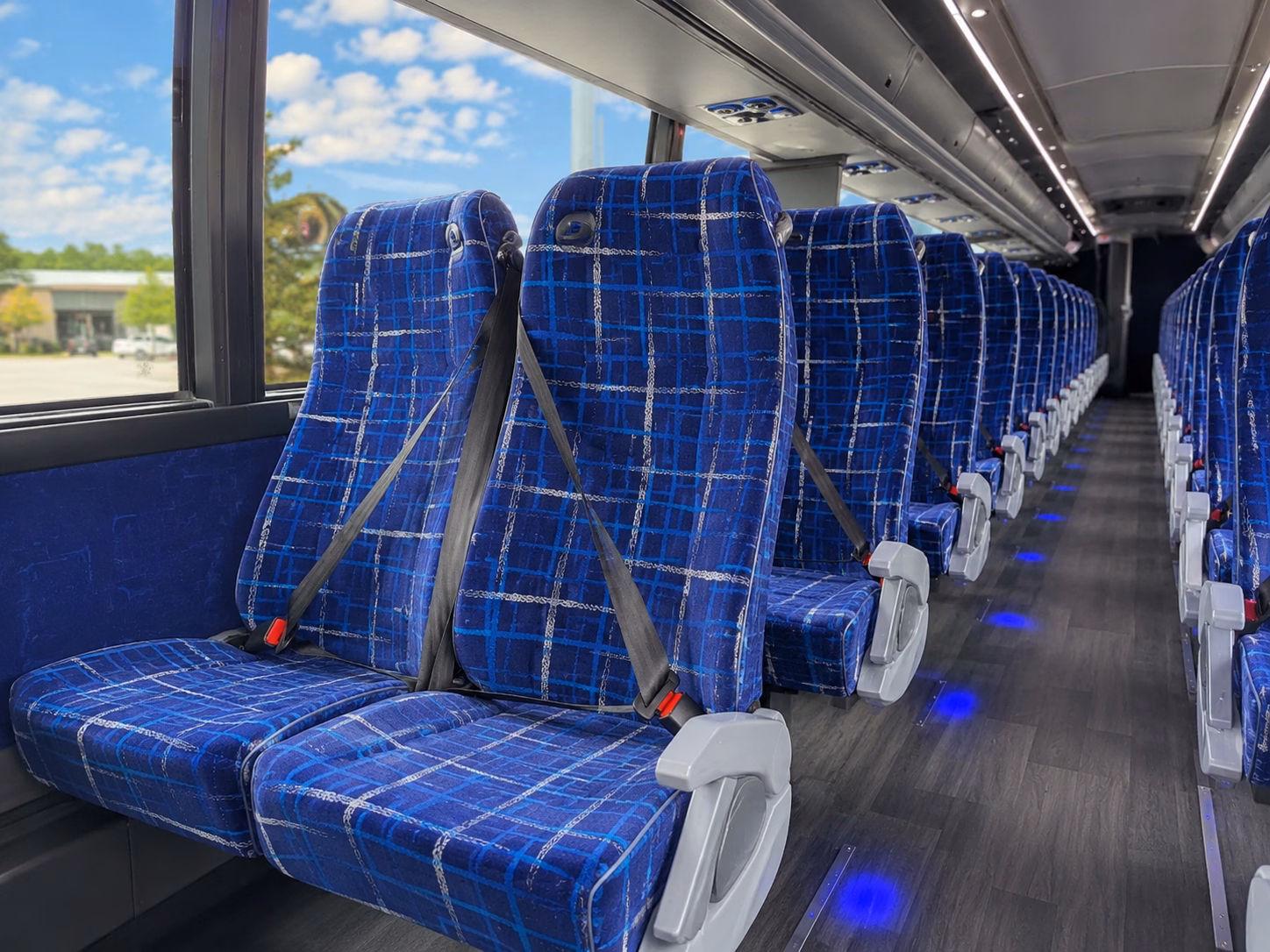ardmore charter bus rental interior