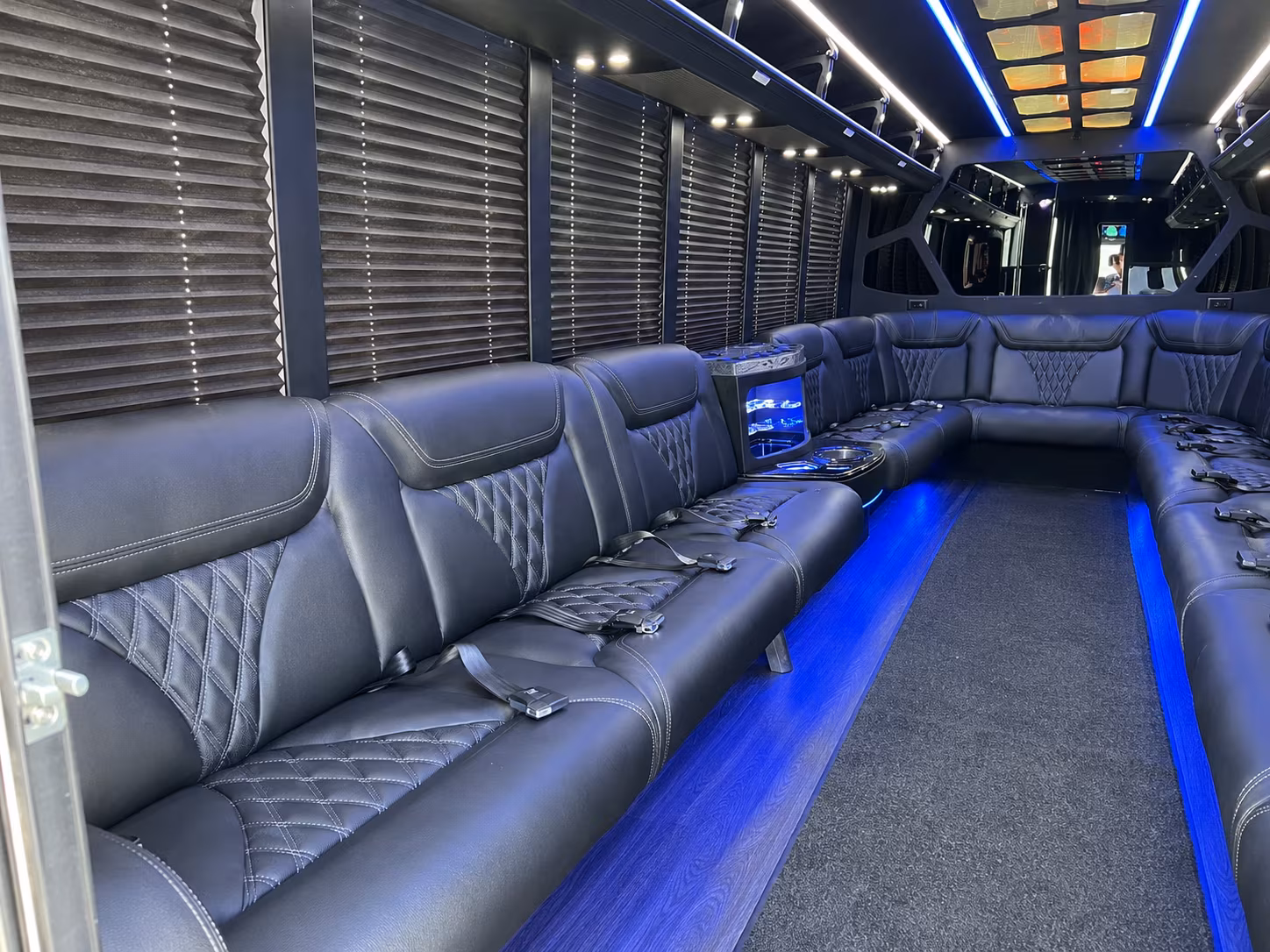 book a party bus to mcmahon auditorium and beyond