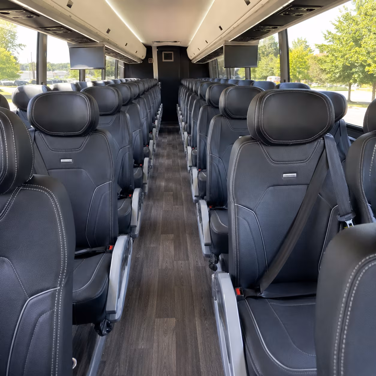 lawton charter bus interior