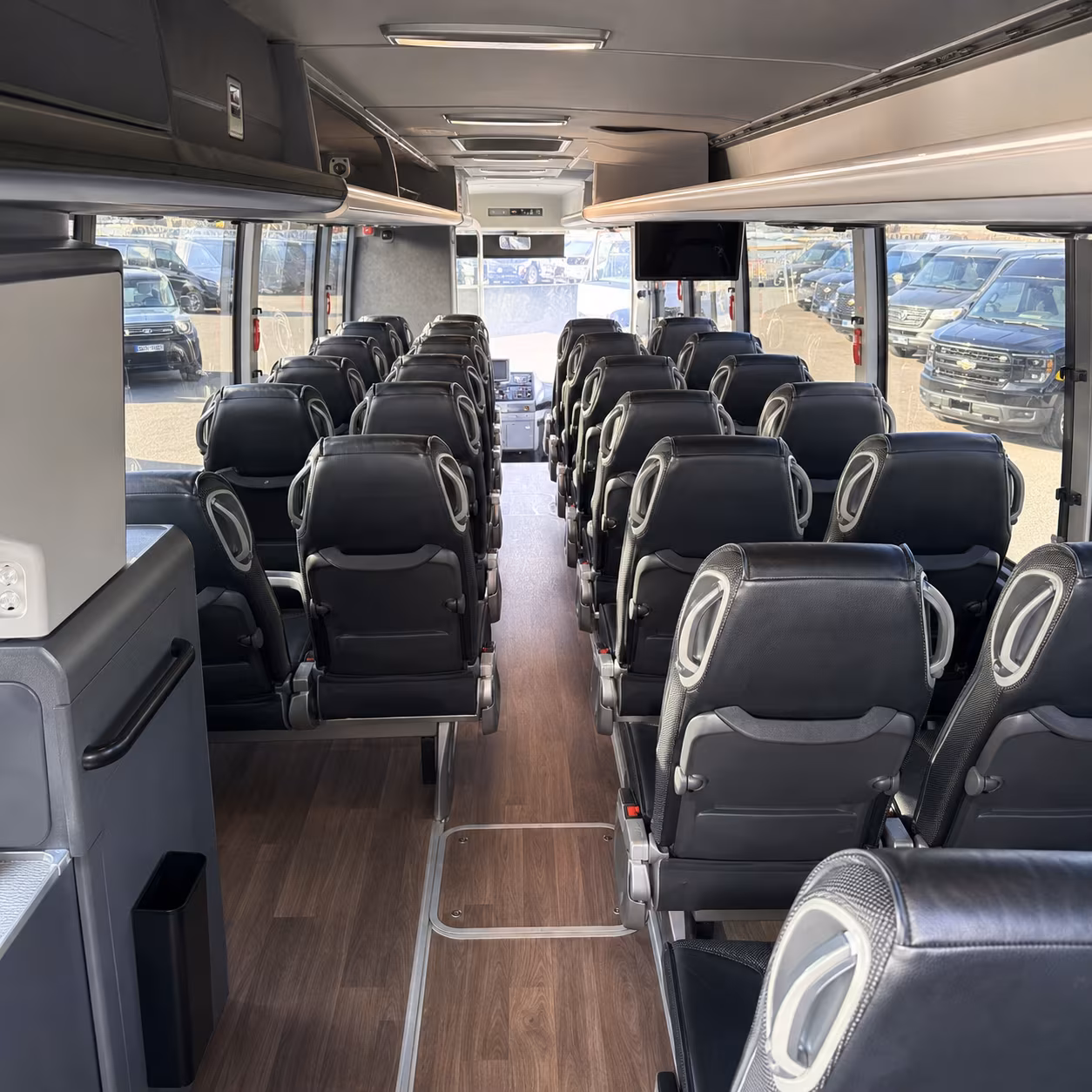 lawton wine tour brewery transportation onboard seating