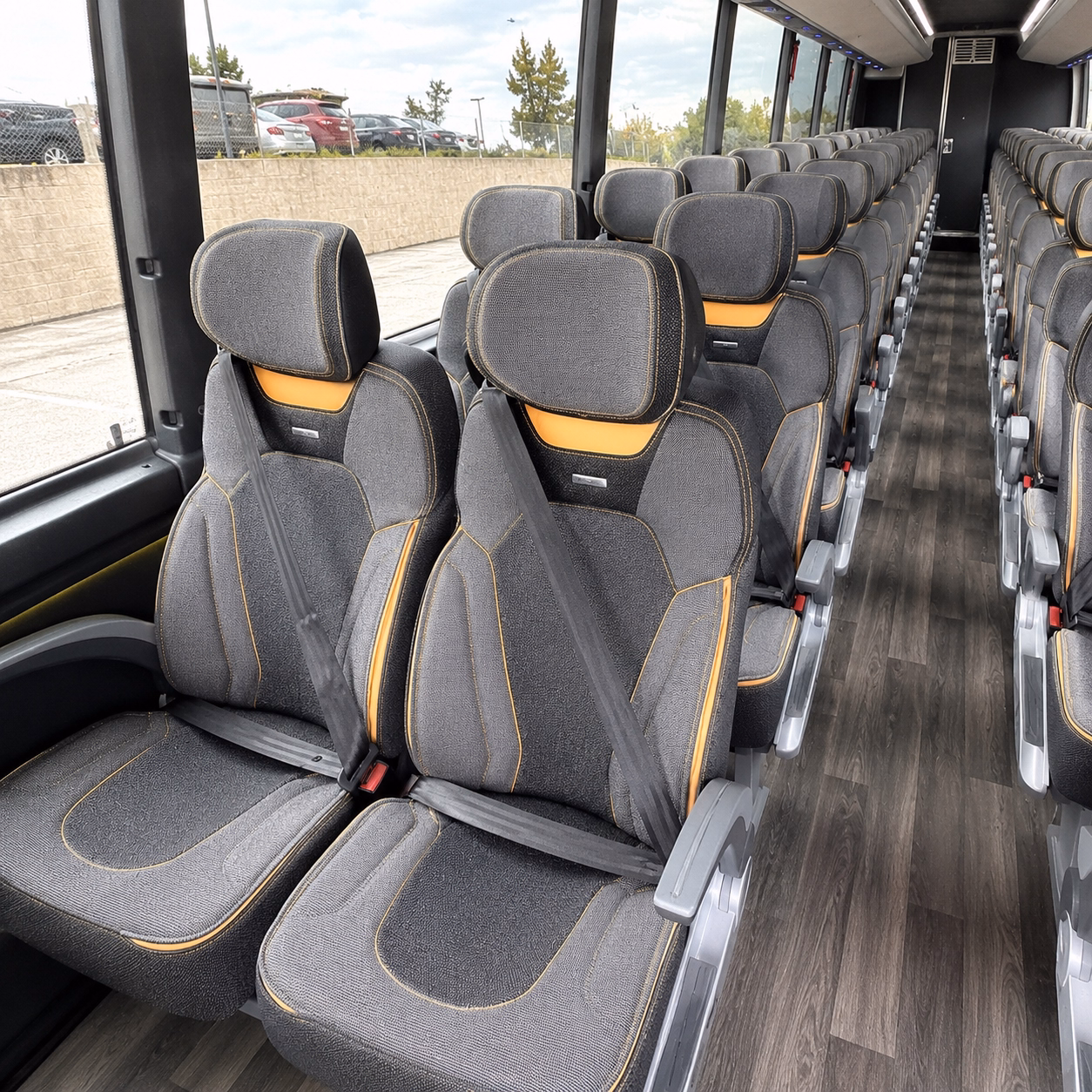 norman polished and efficient corporate charter bus rentals